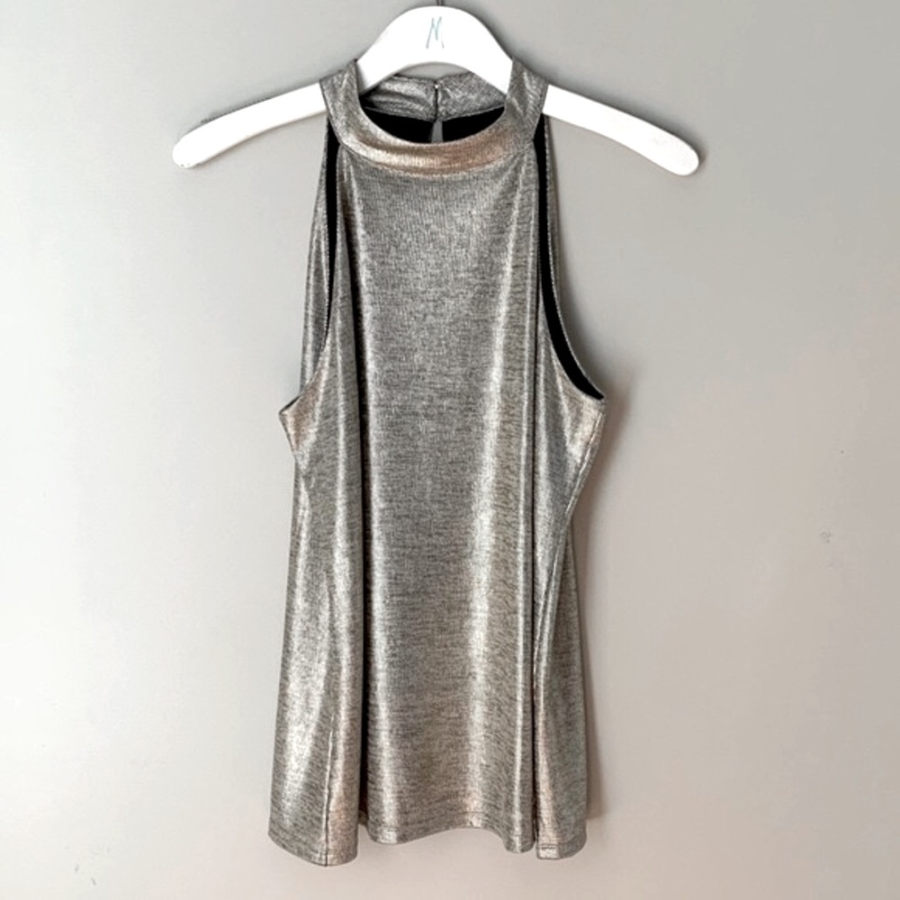 WHBM size S metallic top - Picture 5 of 10